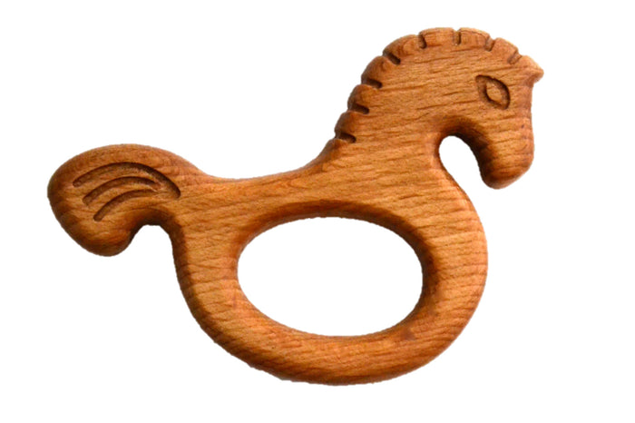 Organic Wooden Teether toy Horse