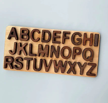 Wooden Alphabet Puzzle Board