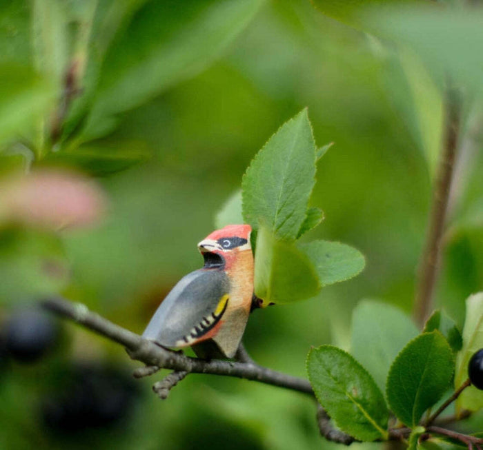 Wooden Bird Figurines