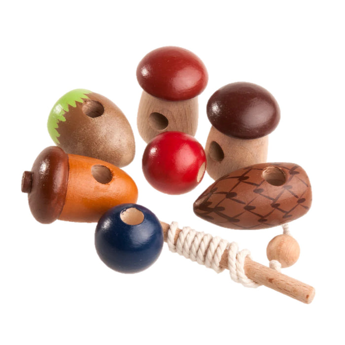 Wooden Lacing Toy — Nature Variety
