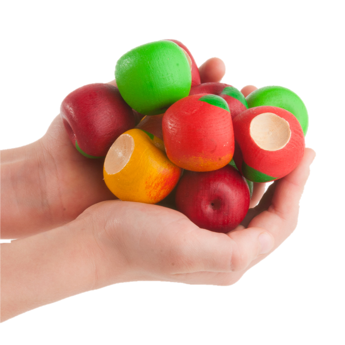 Educational Apples Counting set (Set of 12 - 4 different color)
