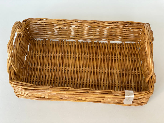 Wicker toys storage basket