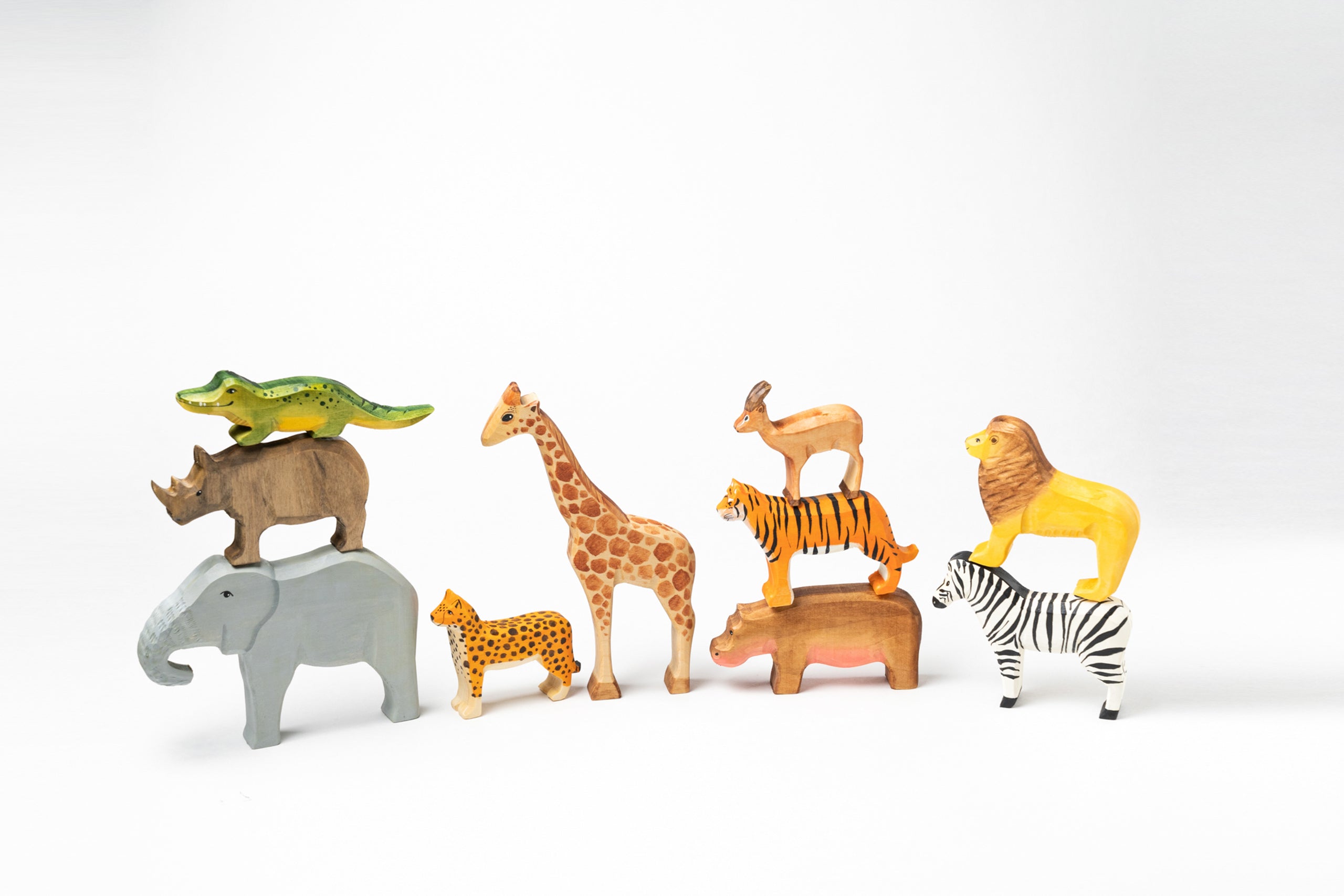 Wooden Safari Animals - Main Image