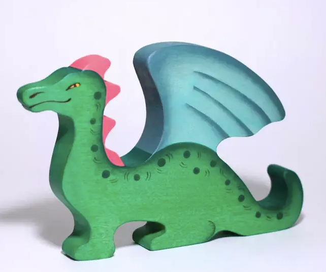 Wooden Dragon Toy - Handmade, Eco-Friendly & Perfect for Kids' Playtime