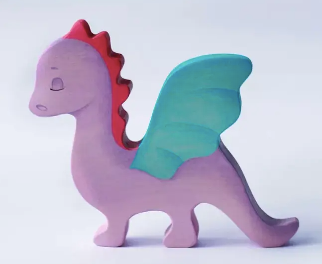 Wooden Dragon Toy - Handmade, Eco-Friendly & Perfect for Kids' Playtime