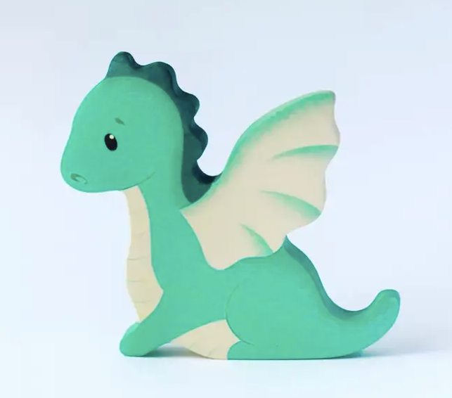 Wooden Dragon Toy - Handmade, Eco-Friendly & Perfect for Kids' Playtime