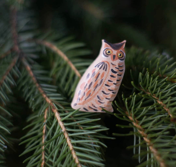 Wooden Bird Figurines