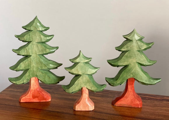 Wooden Evergreen Trees