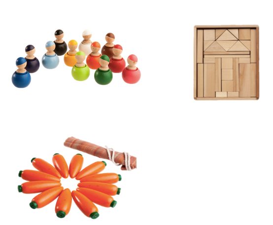 Learning Bundle wooden toys - PoppyBabyCo