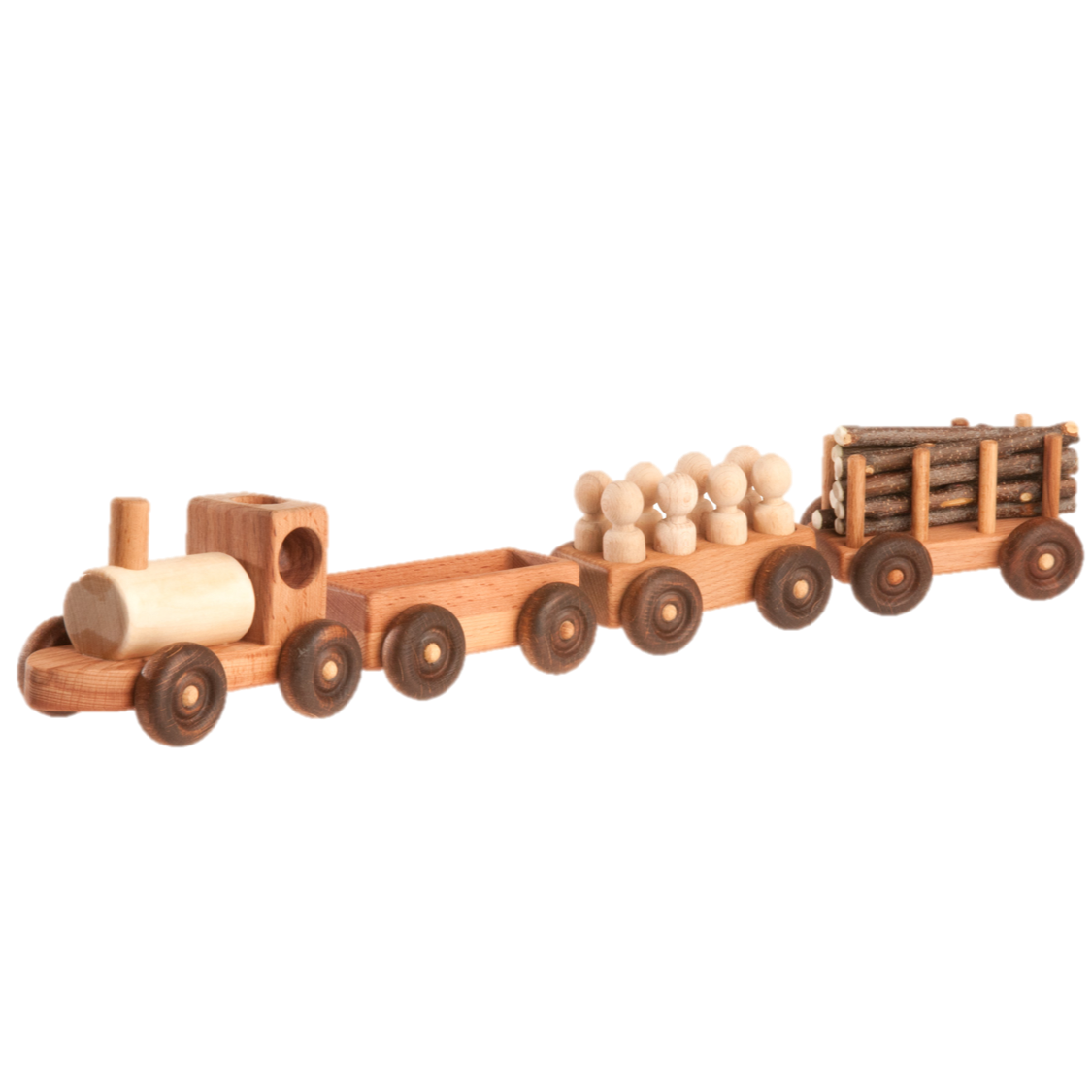 Handmade wooden deals trains