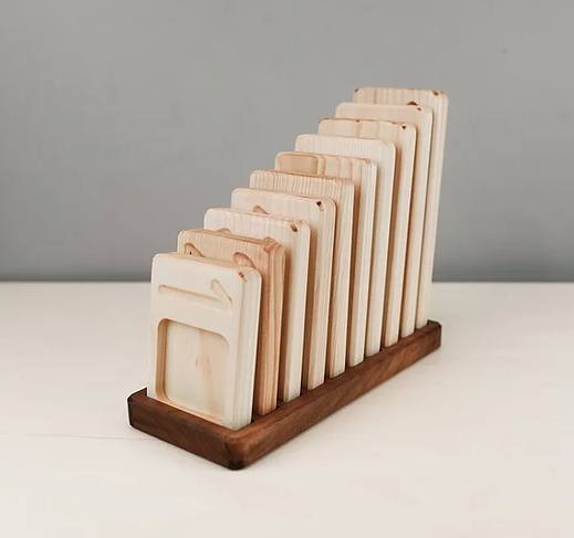 Wooden Number Trays for Counting