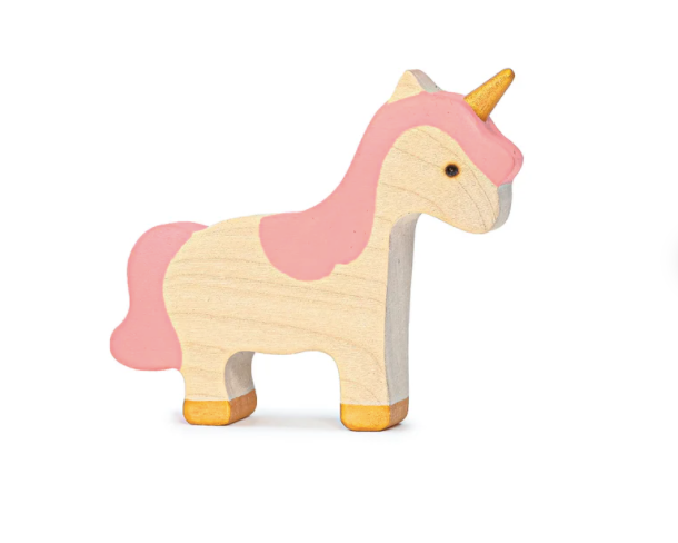 Wooden Stick Toy: Pink Mouse — Purrniture