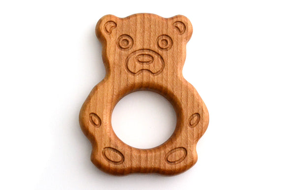 Organic Wooden Teether toy Bear