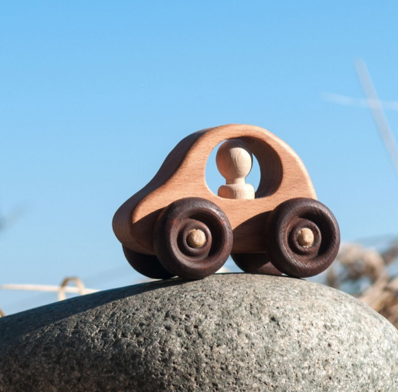 Wooden Car Roller Toy