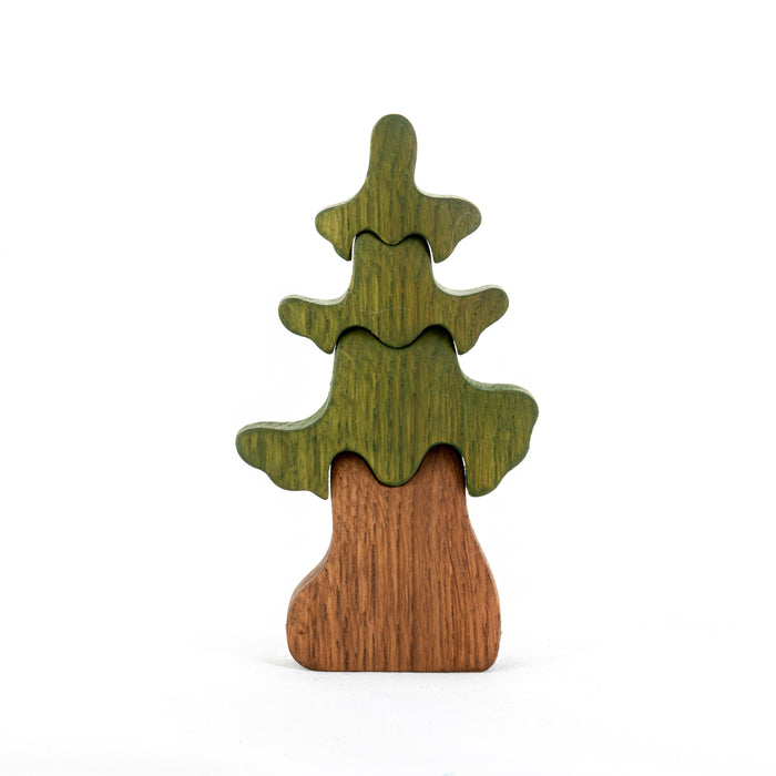 Wooden Pine Tree Puzzle - PoppyBabyCo