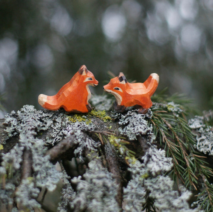 Red Fox Figurines set of 4