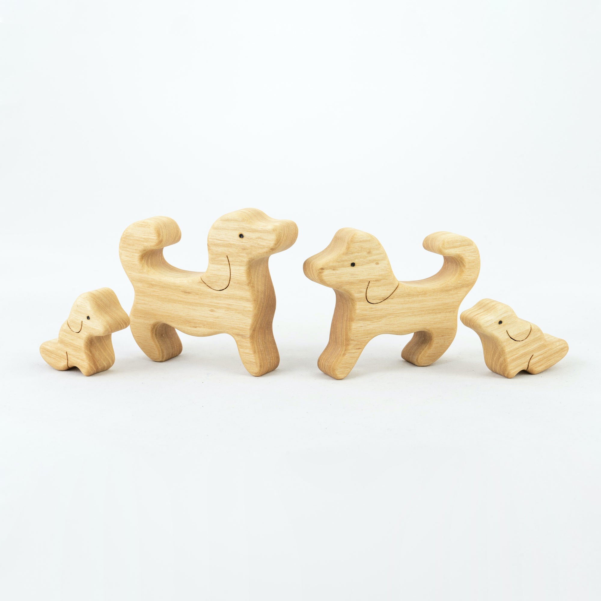 Wooden Dogs Toy Puzzle Set