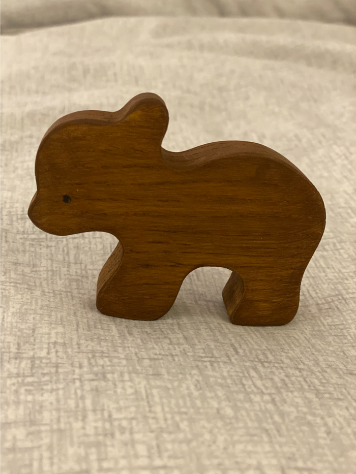 Mikheev Handmade Wooden Bear Figurine