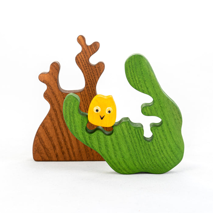 Wooden Tree with Owl Puzzle - PoppyBabyCo