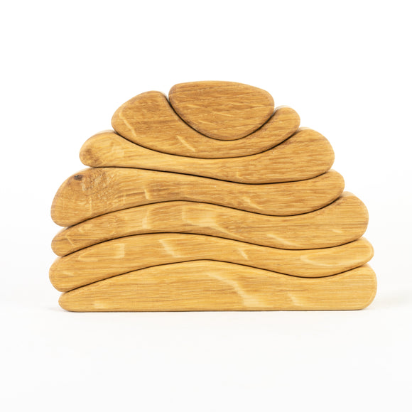 Natural Wood Stacking Toy