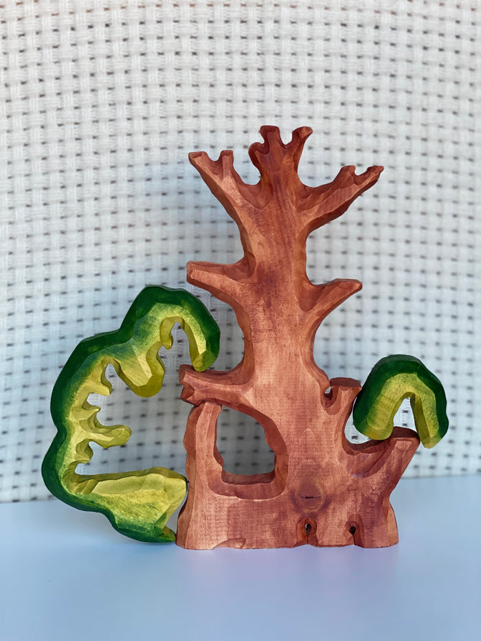 Wooden Bird Tree Toy