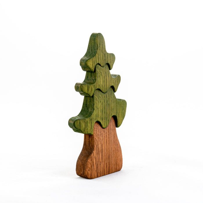 Wooden Pine Tree Puzzle - PoppyBabyCo