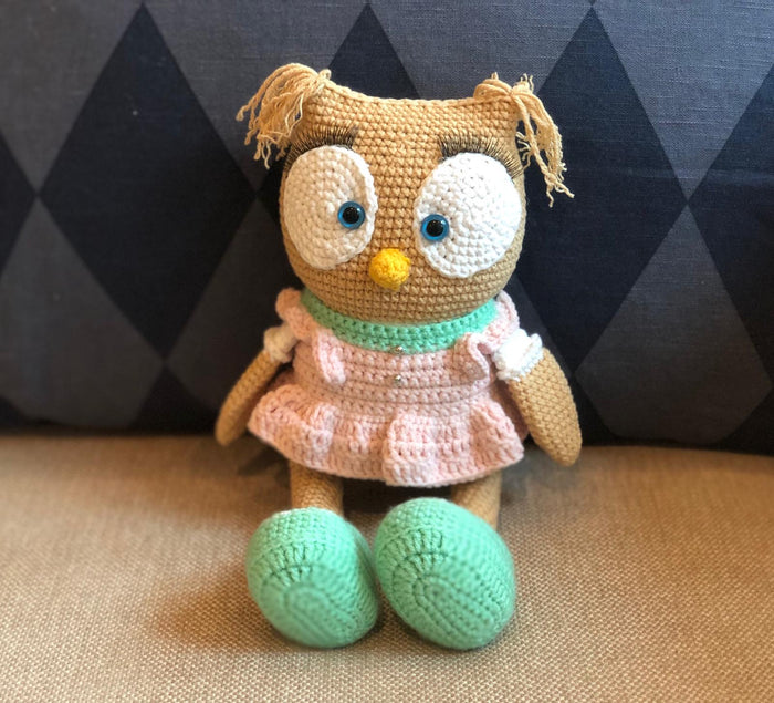 Handmade Crochet Owl Toy