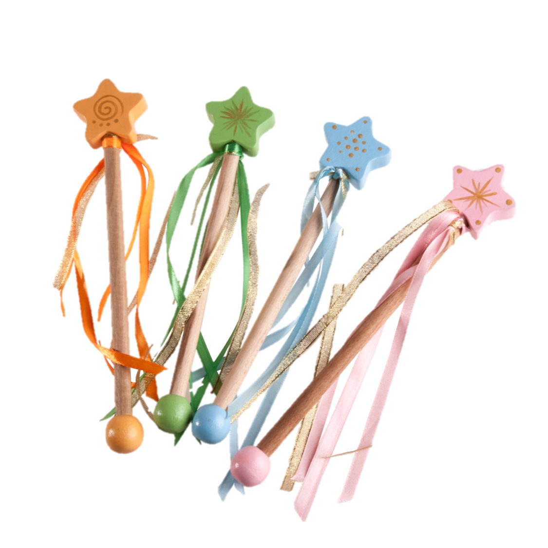 Magic Princess Wand for kids Painted Star Wand