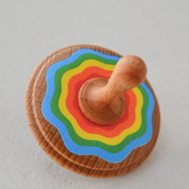 Wooden Spinning Top Toy painte $15.00