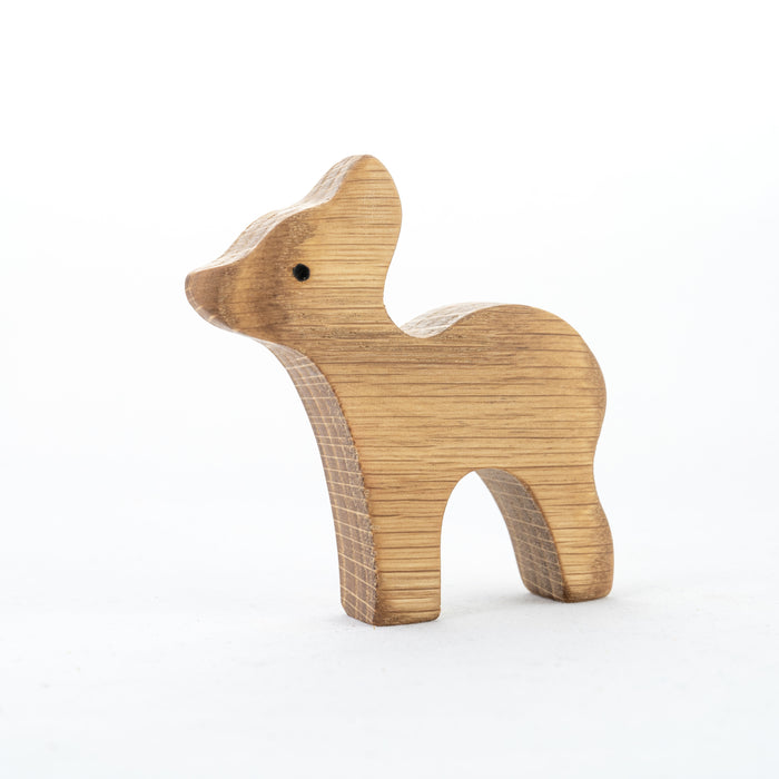 Natural Wooden Forest Animals set of 9 - PoppyBabyCo
