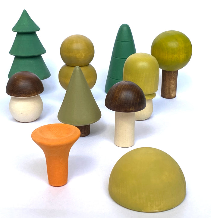 Wooden Trees For Display - Ten pieces