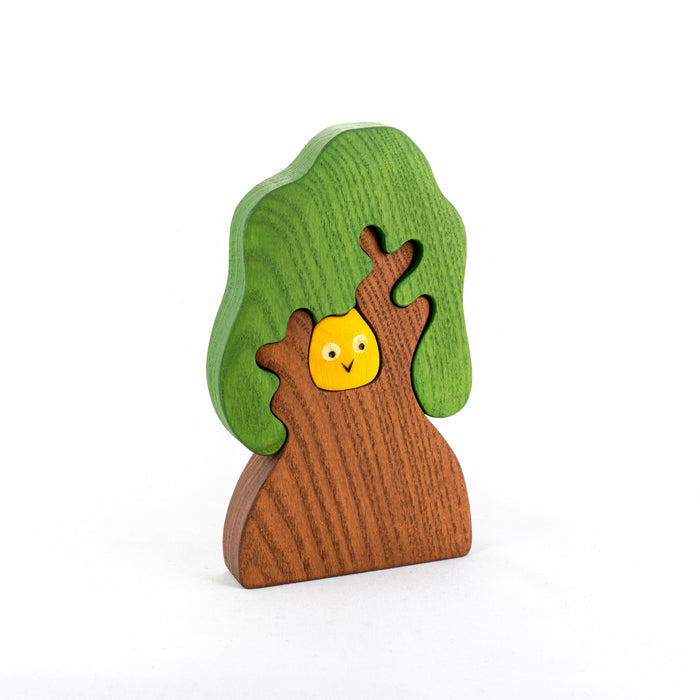 Wooden Tree with Owl Puzzle - PoppyBabyCo