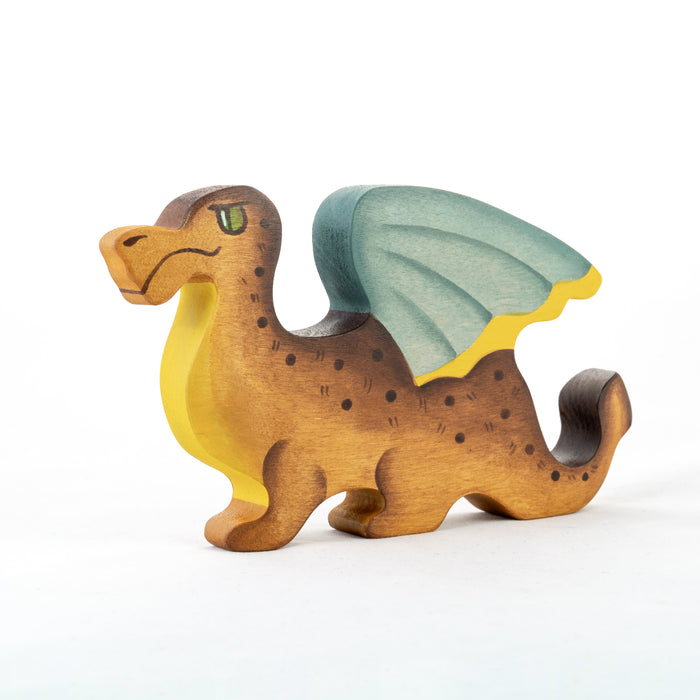 Waldorf Wooden Dragon Toy - PoppyBabyCo