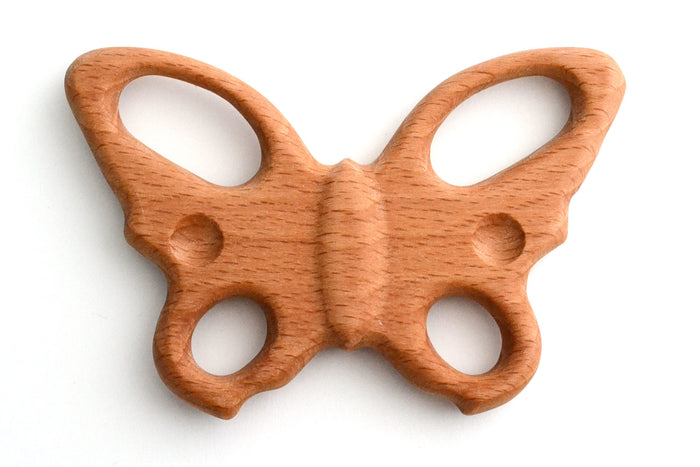 Organic Wooden Teether Butterfly