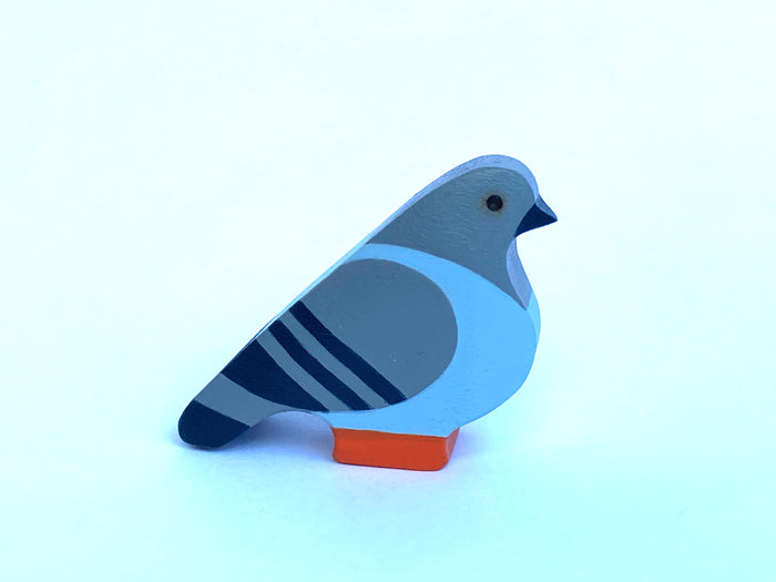 Wooden Small Dove Figurine