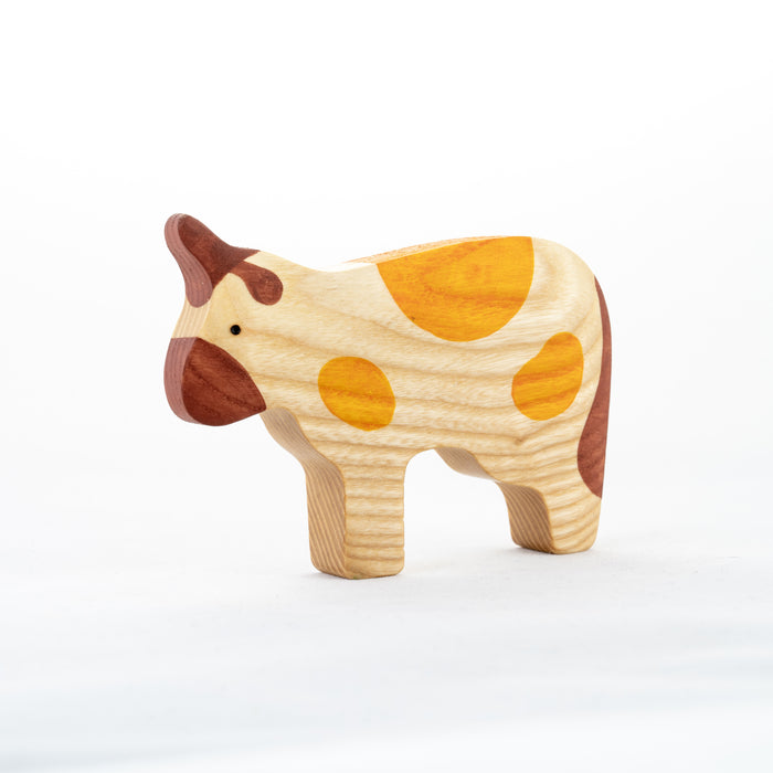 Waldorf Wooden Farm Animals Set painted- 11 pieces - PoppyBabyCo