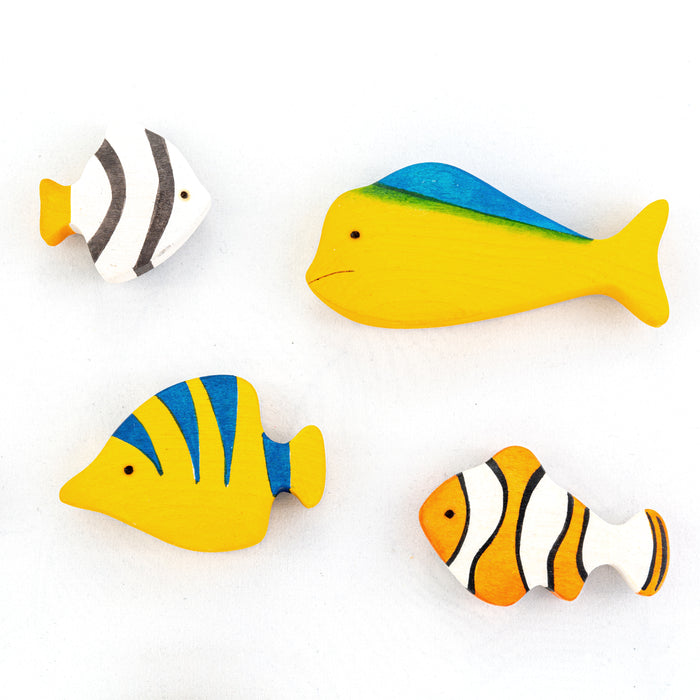 Waldorf Wooden Fish set- 11 pieces - PoppyBabyCo
