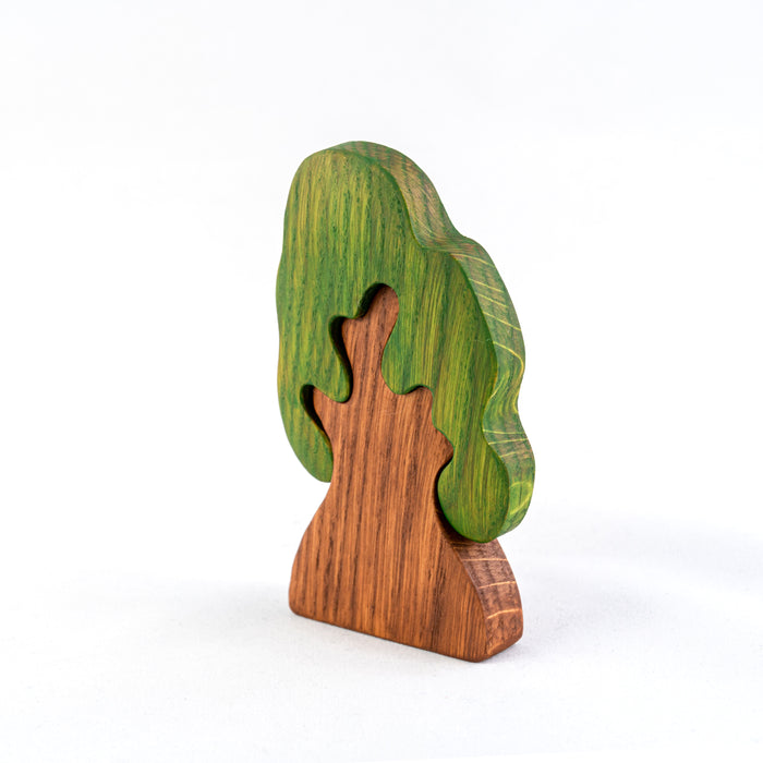 Wooden Oak Tree Puzzle - PoppyBabyCo
