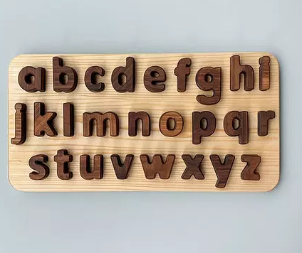 Wooden Alphabet Letters Puzzle