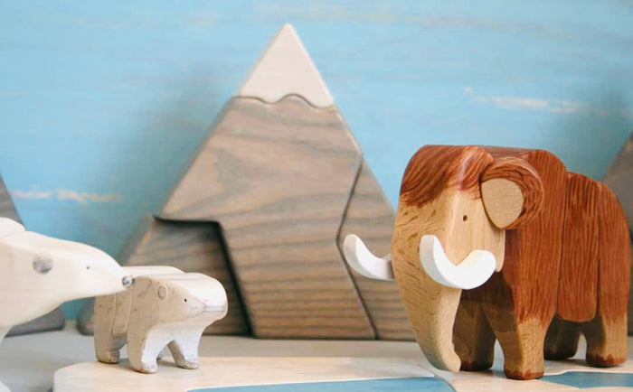 Wooden Arctic Scenery Board Toy