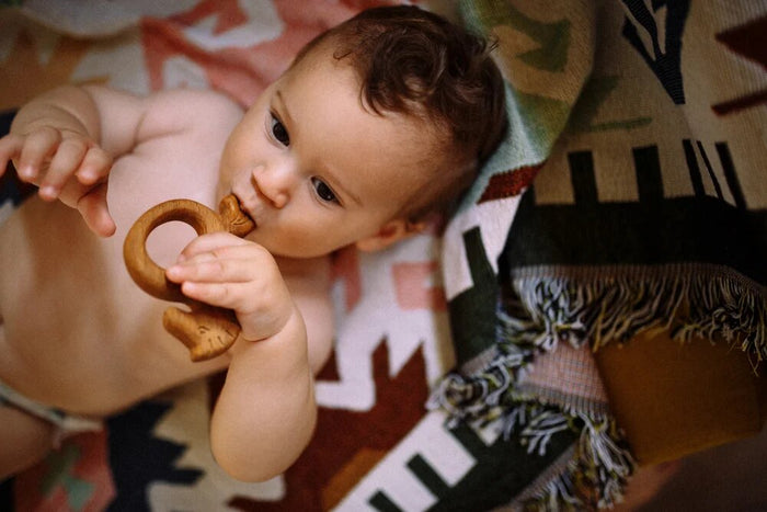 Organic Wooden Teether toy Horse