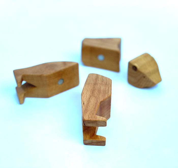 Handmade Wooden Bear Toy