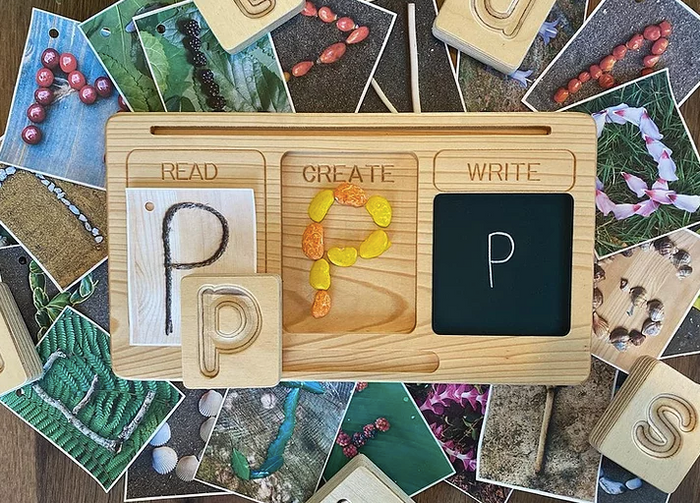 Wooden Read Create Write Board