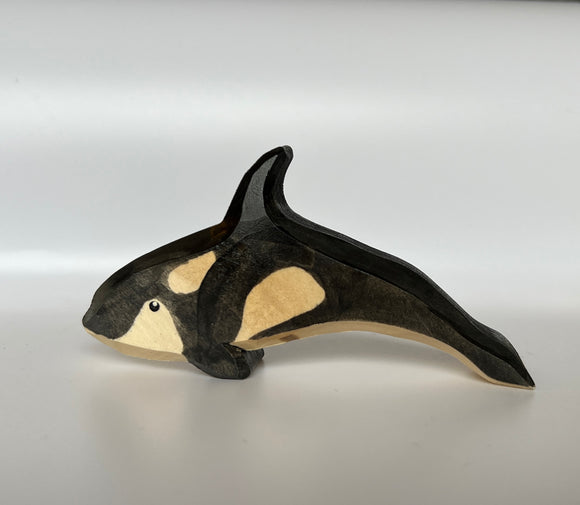 Hand Carved Orca Figurine
