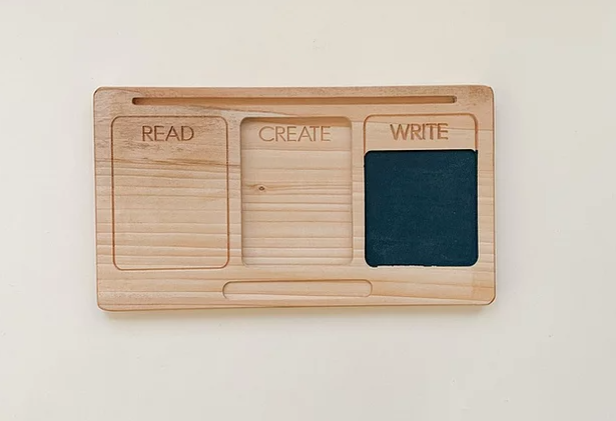 Wooden Read Create Write Board