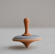 Wooden Spinning Top Toy painted