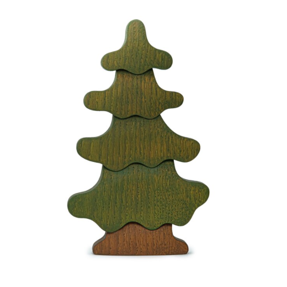 Handmade Wooden Pine Tree Large