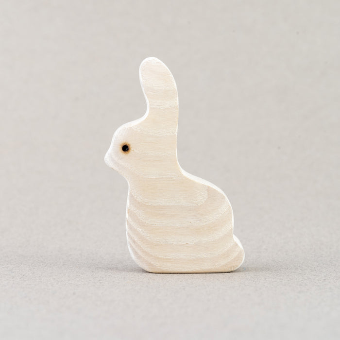 Handmade Wooden Rabbit Bunny Figurine